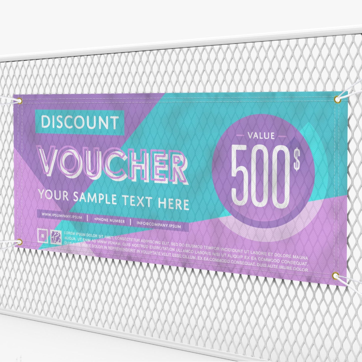10oz Mesh Banner