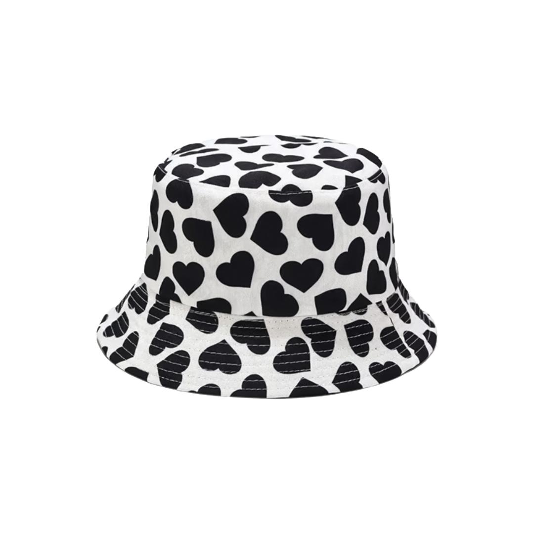 Sublimated Summer Fishing Bucket Hats w/ Adjustable Drawstring