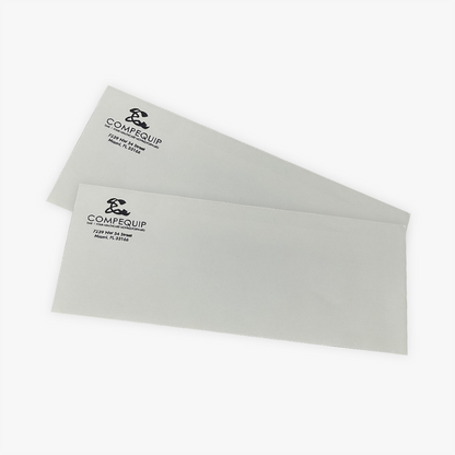 #10 One Spot Color Envelopes – Custom Front Print (Peel & Seal)