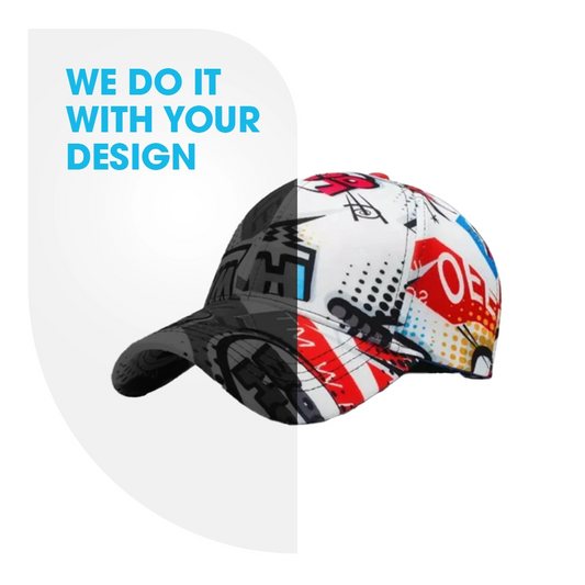6 Panel Dye-Sublimated Structured Baseball Caps