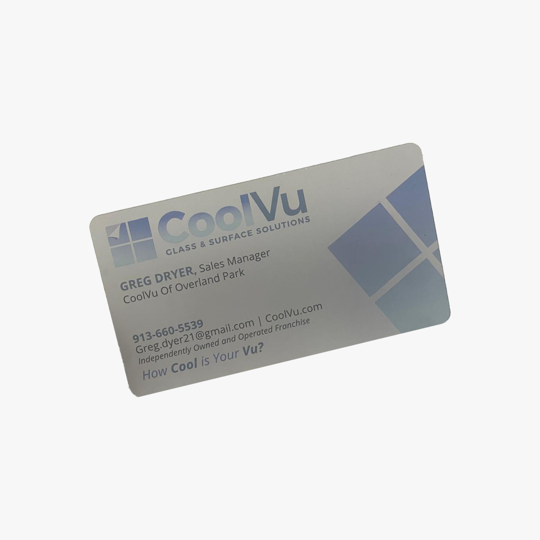 Frosted Plastic Business Cards