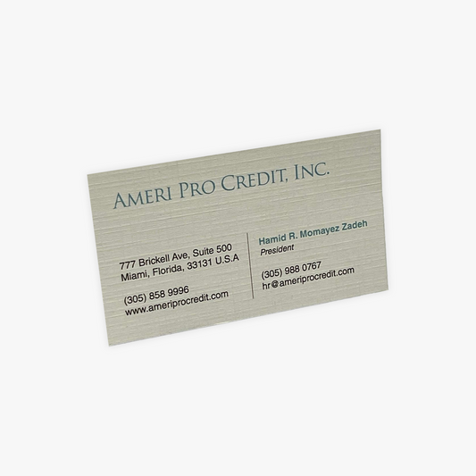 Linen Business Cards