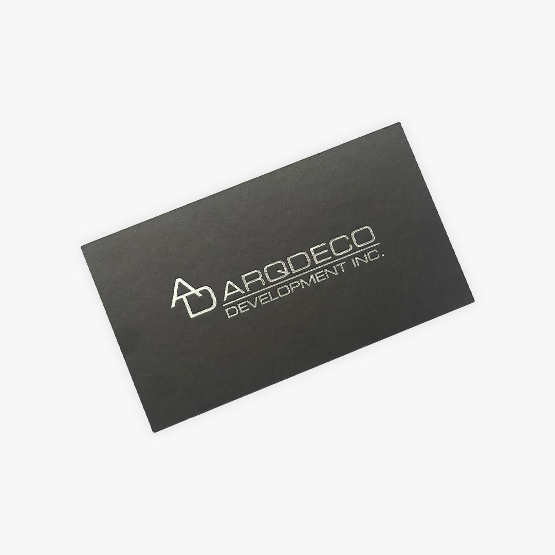 Silk w/ Foil Business Cards