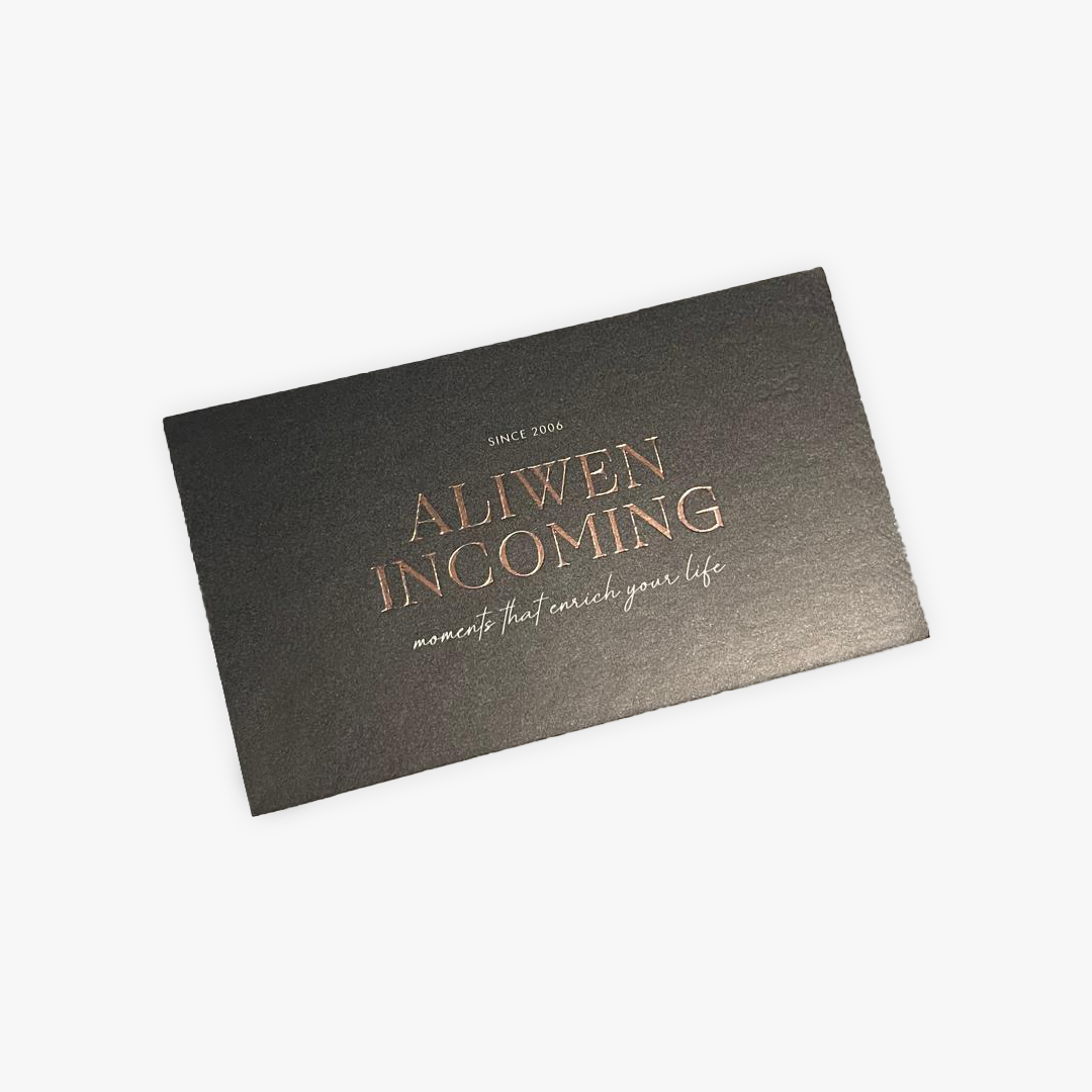 Silk w/ Foil Business Cards