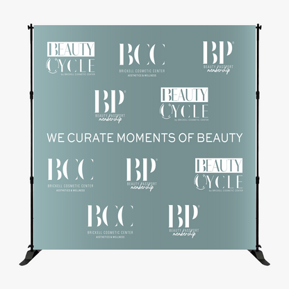 8Ft Step & Repeat Backdrop