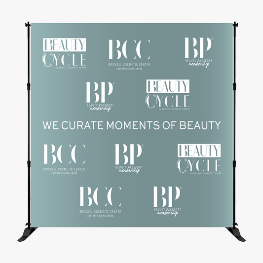 8Ft Step & Repeat Backdrop