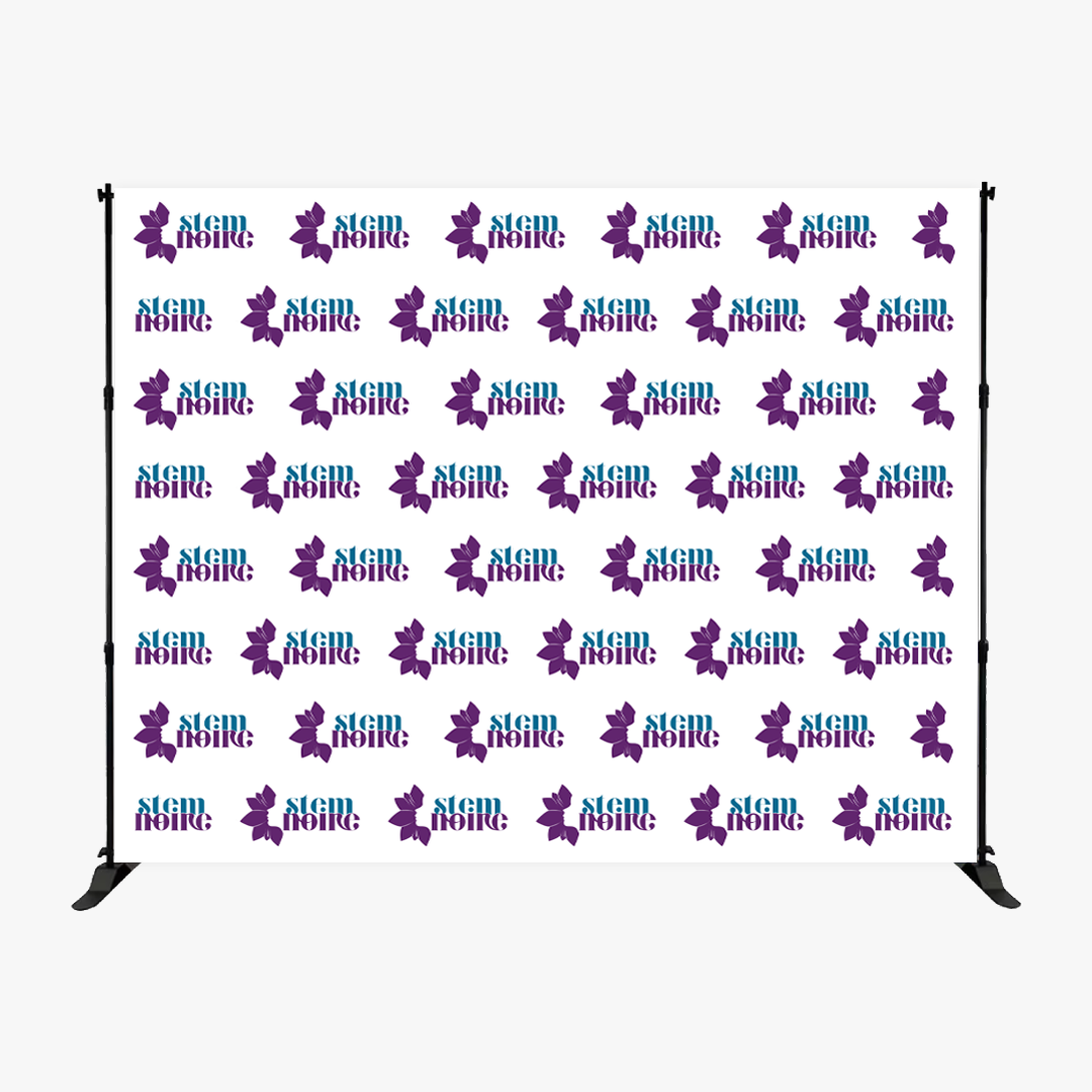 10Ft Step & Repeat Backdrop