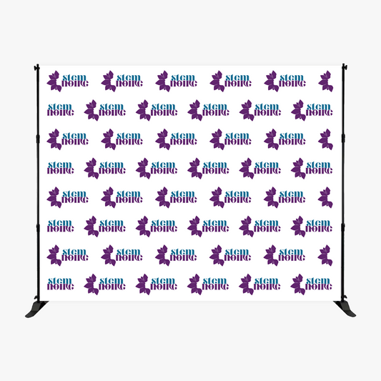 10Ft Step & Repeat Backdrop