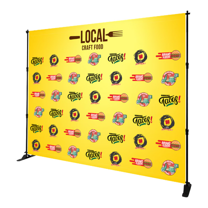 10Ft Step & Repeat Backdrop