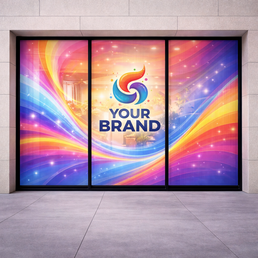 Micro Perforated Vinyl (One-Way Vision)