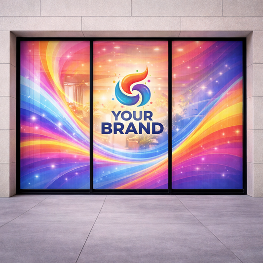 Micro Perforated Vinyl (One-Way Vision)